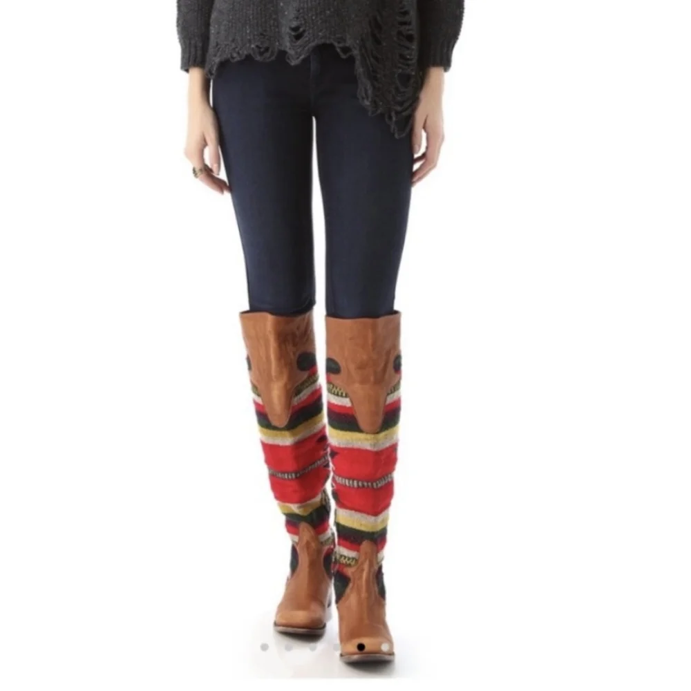 RARE FreeBird Cabal Over the Knee Boots size 8